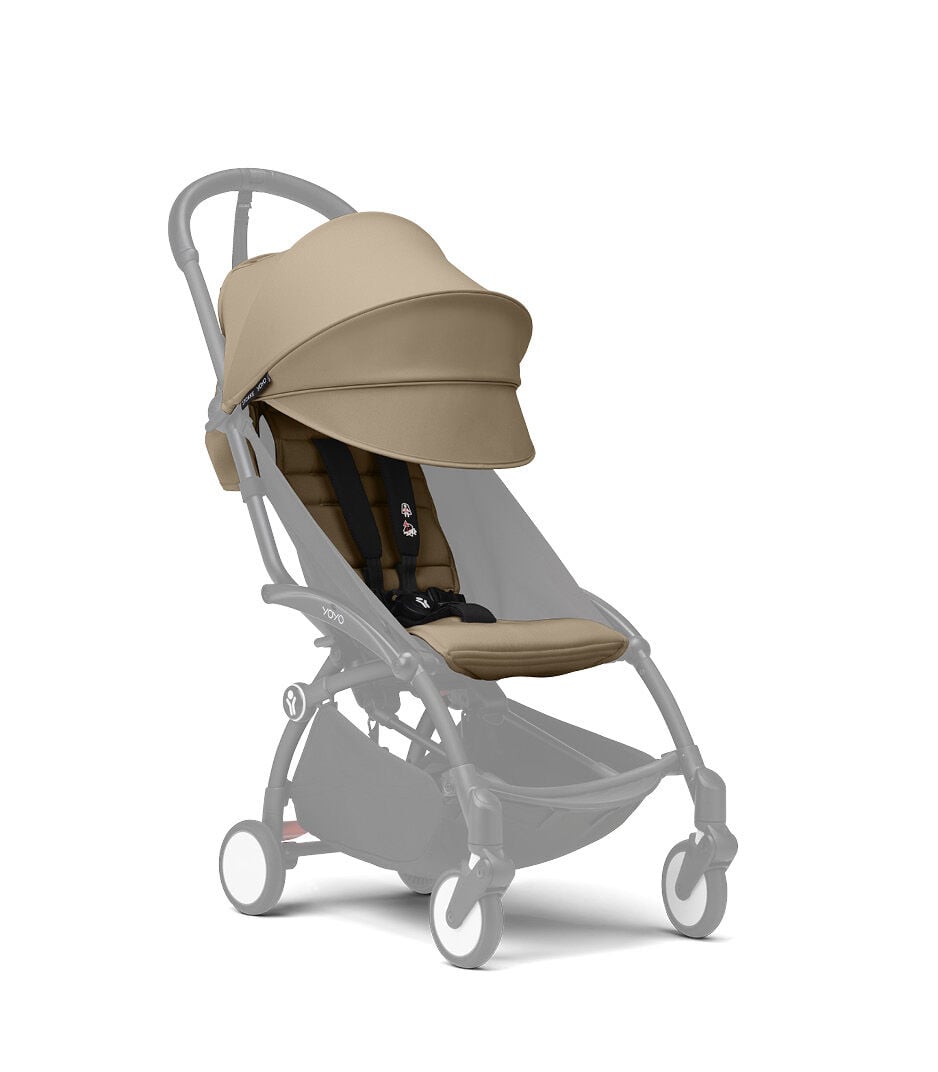 Stokke® YOYO3® 6+ Toffee. Black Frame. Shadowed frame. galery image 4